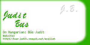 judit bus business card